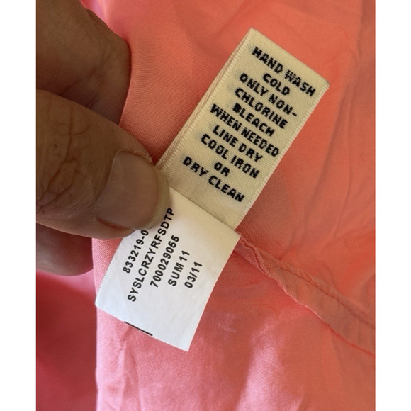 Banana Republic Womens Top Silk Ruffle Cami Small Blouse Fairy Flowy Summer - Picture 8 of 8